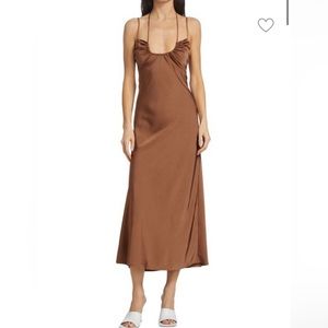 Sienna Strappy Satin Slip Dress